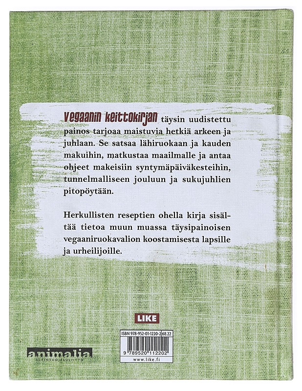 Vegaanin Keittokirja - Somersalo, Inna - Ruokakirjat - 10105417914 - 1