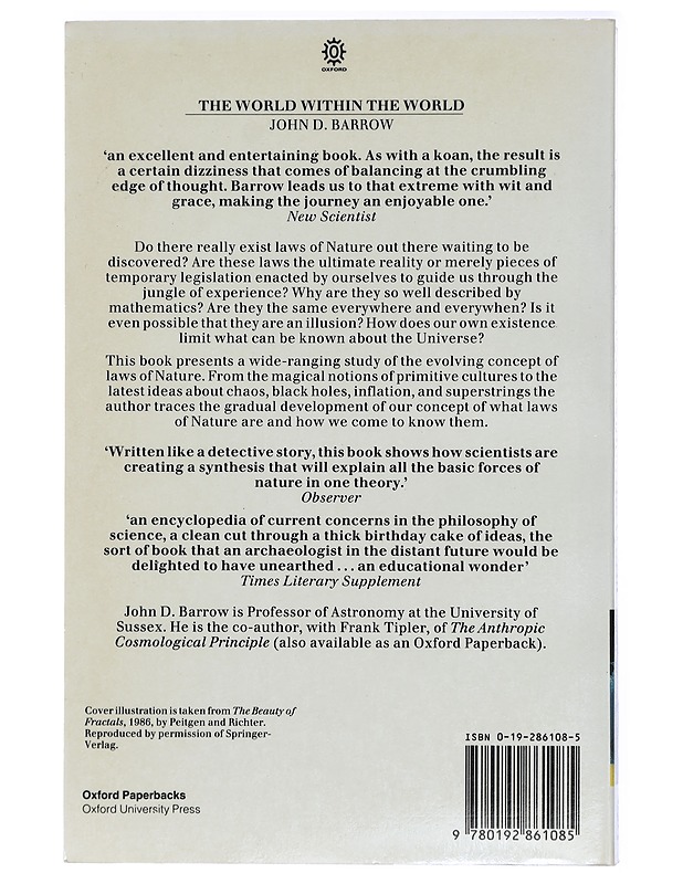 The world within the world - John D. Barrow - Tietokirjat ja oppaat - 10105417942 - 1