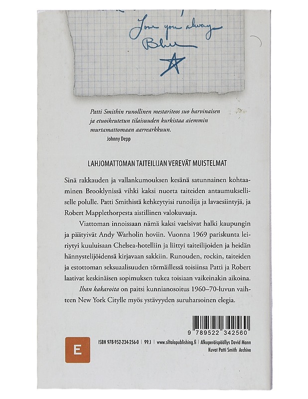 Ihan kakaroita - Smith, Patti - Elämäkerrat ja muistelmat - 10105418041 - 1