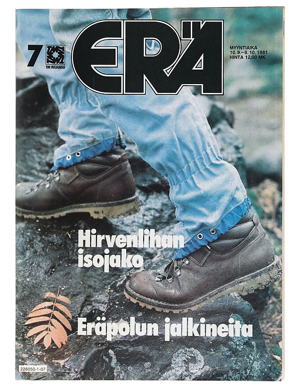 ERÄ 7 /1981 - Lehdet - 10105418066 - 0