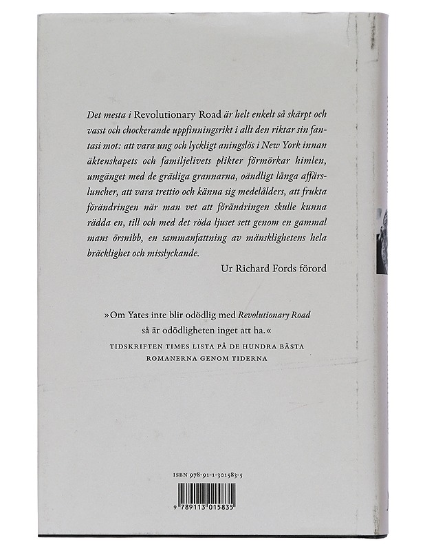 Revolutionary road - Yates, Richard - Romaanit ja novellit - 10105418107 - 0