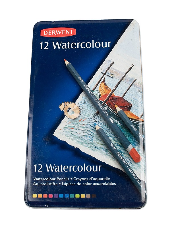 DERWENT vesiväripuukynä, 12 kpl - Askartelu - 10105418144 - 0