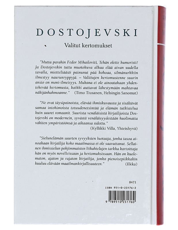 Valitut kertomukset - Dostojevski, F. M. - Romaanit ja novellit - 10105418163 - 1