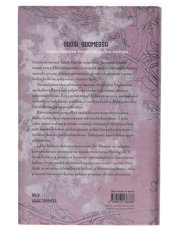 Dr. Mumbai - Jukka Behm - Romaanit ja novellit - 10105418160 - 1