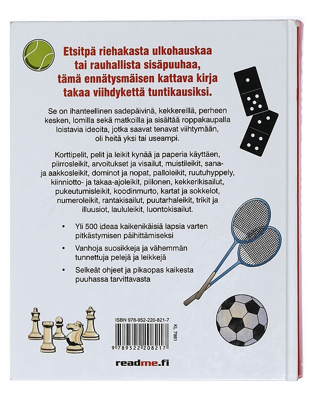 Suuri pelikirja : koko perheen parhaat pelit ja leikit - Becks, Reija - Harrastekirjat - 10105418176 - 1