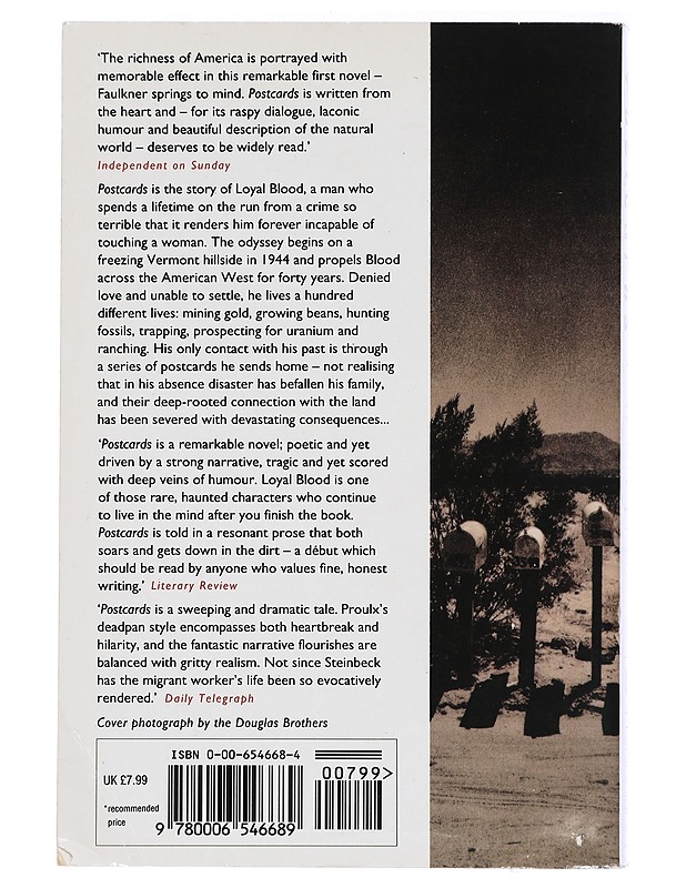 Postcards - E. Annie Proulx - Tietokirjat ja oppaat - 10105418186 - 1