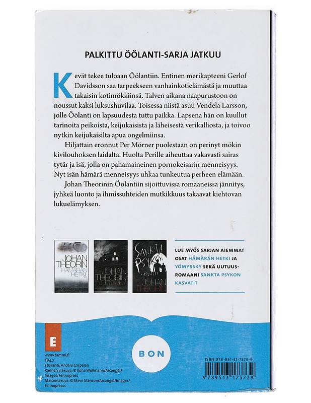 Verikallio - Theorin, Johan - Romaanit ja novellit - 10105418242 - 1