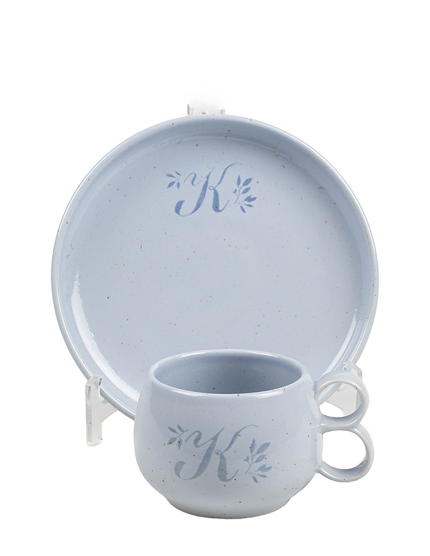 PENTIK K-kirjain kahvikuppisetti, 2 osaa - Lautaset ja kulhot - 10105418275 - 0