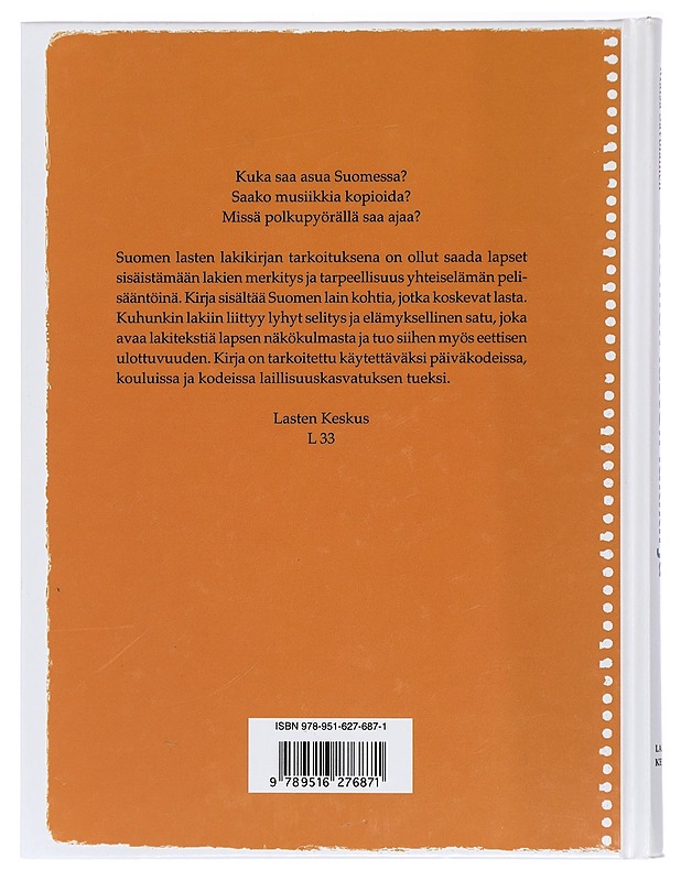 Suomen lasten lakikirja - Juntunen, Ritva - Lastenkirjat - 10105418304 - 1