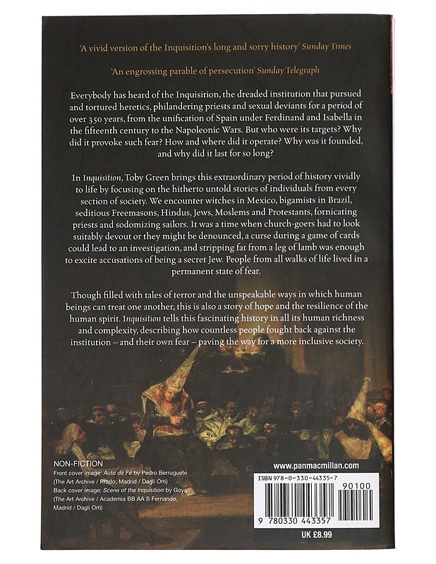 INQUISITION THE REIGN OF FEAR - Historiakirjat - 10105418322 - 1