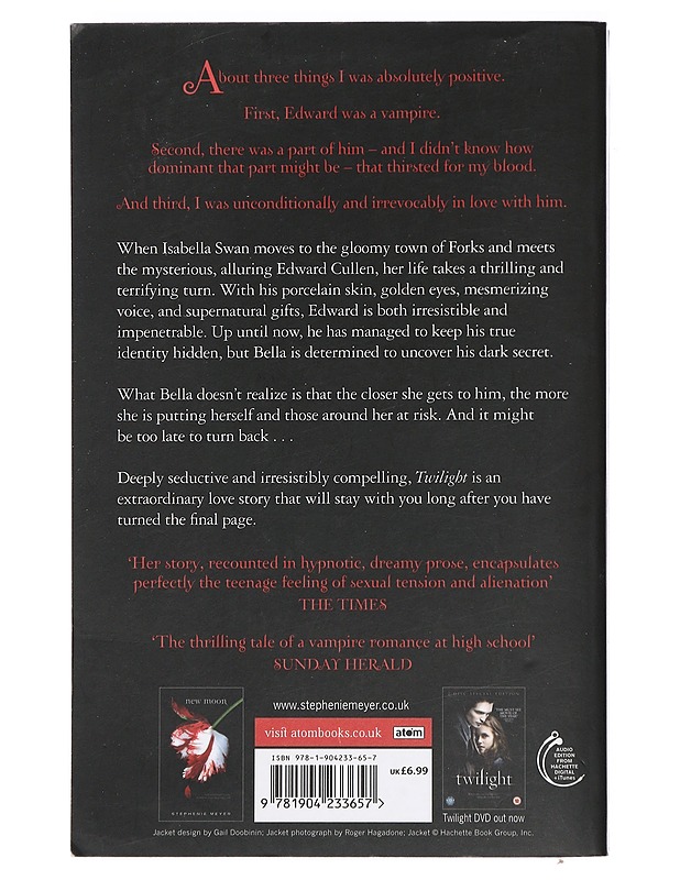 Twilight - Stephenie Meyer - Kaunokirjallisuus - 10105418351 - 1