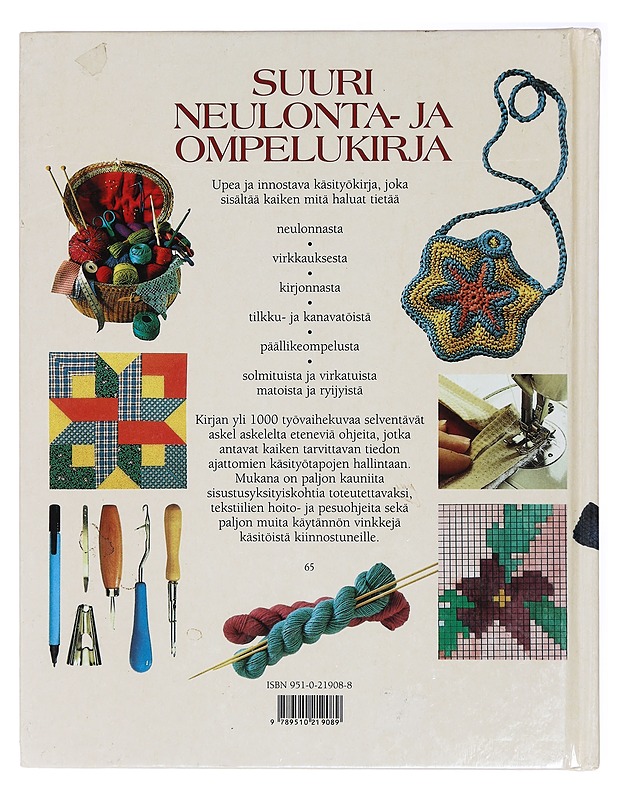 Suuri neulonta- ja ompelukirja - Hovi, Sinikka - Harrastekirjat - 10105418371 - 1