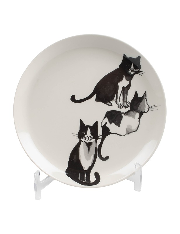 KULTAKERAMIIKKA Kissan ystävä lautanen - Lautaset ja kulhot - 10105418416 - 0