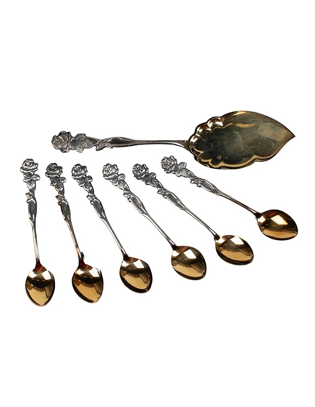 TURUN HOPEA PAJA aterinsetti, 7 osaa - Aterimet - 10105418462 - 1