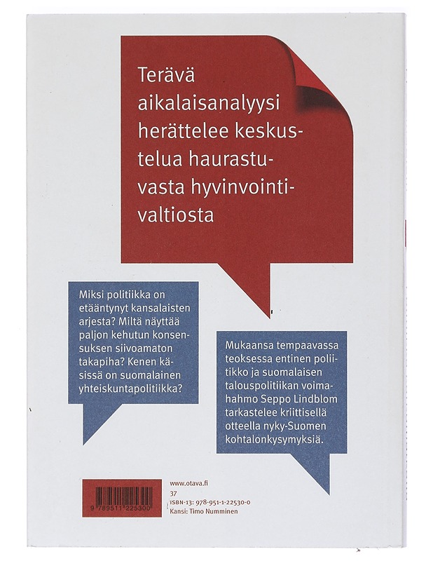 Seppo Lindblom : Politiikka karkumatkalla - Tietokirjat - 10105418476 - 1