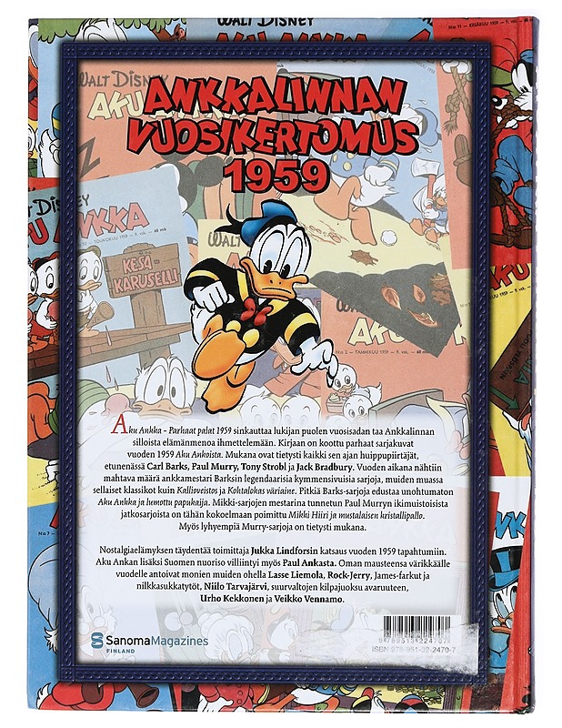 Aku Ankka : parhaat palat 1959 - Perälä, Riku - Sarjakuvat - 10105418478 - 1
