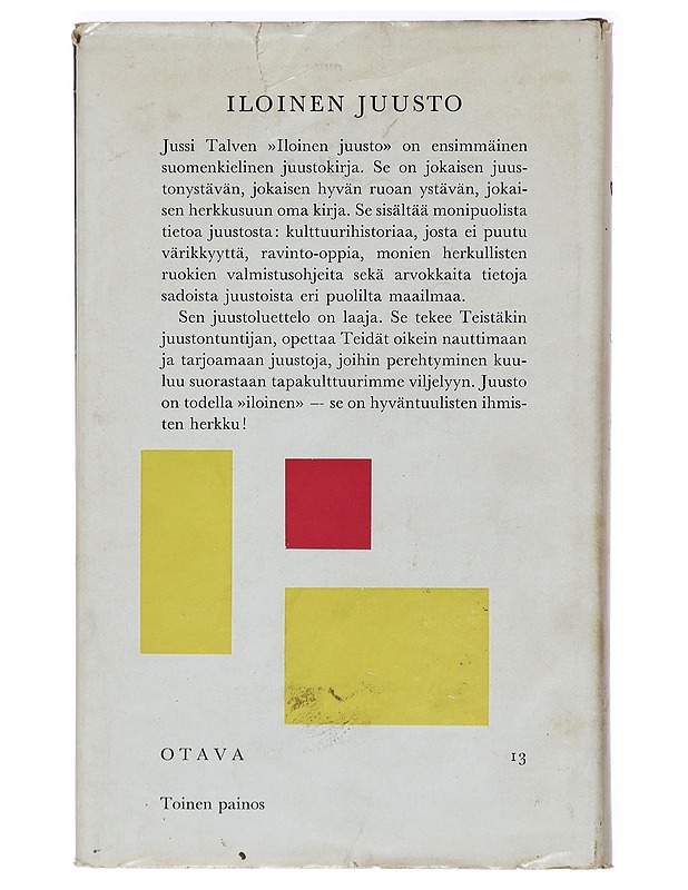 Jussi Talvi : Iloinen juusto - Tietokirjat - 10105418504 - 1