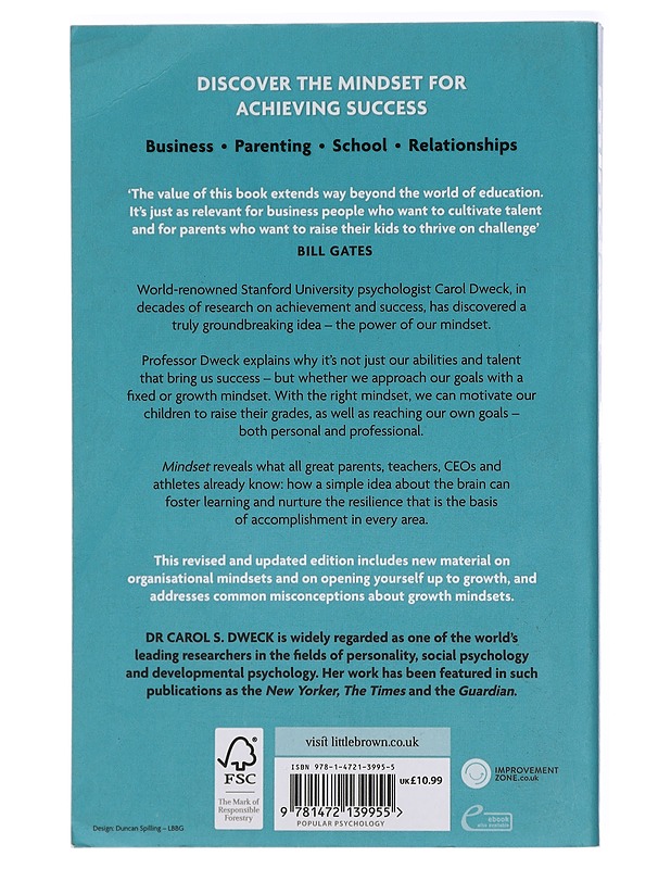 Mindset - Dweck, Carol S. - Tietokirjat ja oppaat - 10105418536 - 1