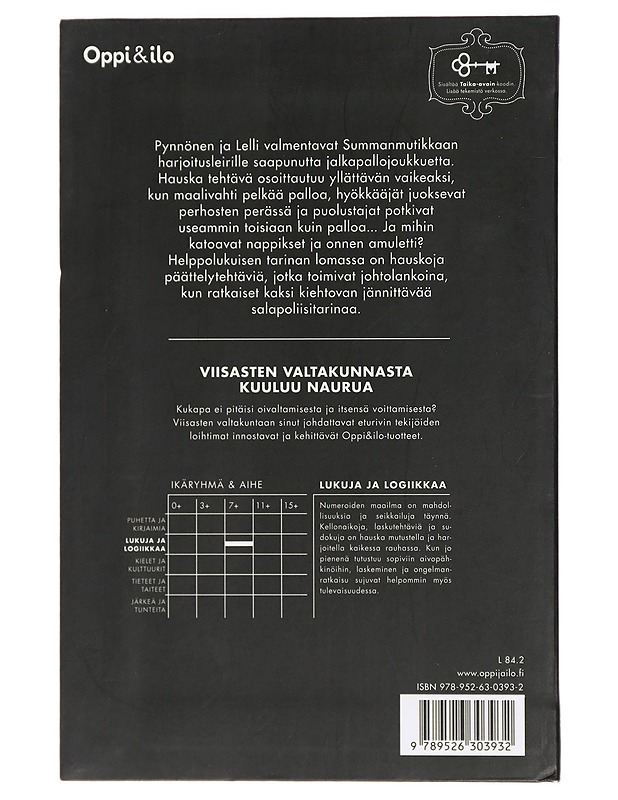Ratkaise kähvellettyjen nappisten salaisuus - Eskola, Tiina - Lastenkirjat - 10105418562 - 1