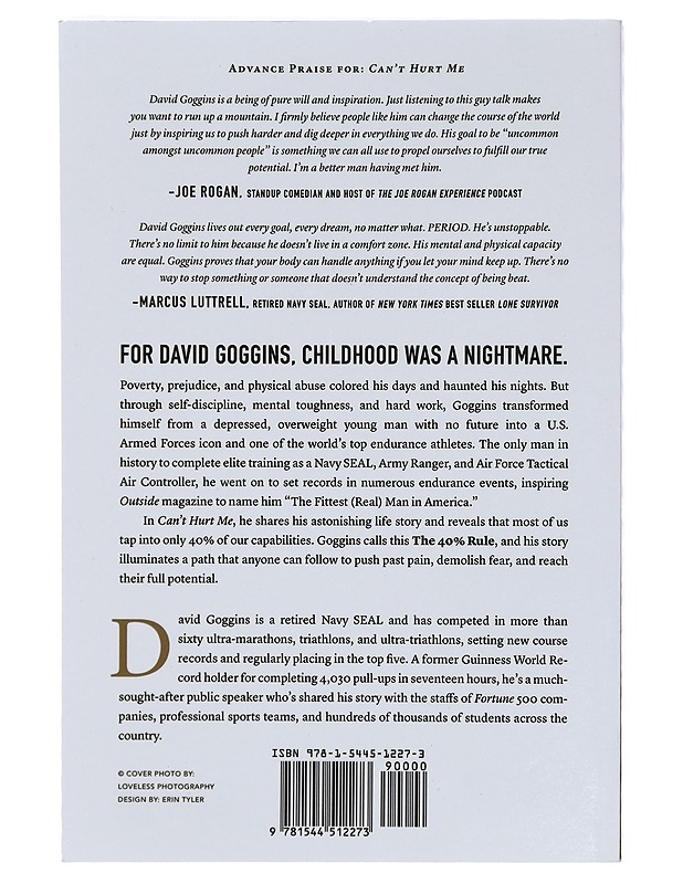 Can't Hurt Me : Master Your Mind and Defy the Odds - David Goggins - Elämäkerrat ja muistelmat - 10105418583 - 1