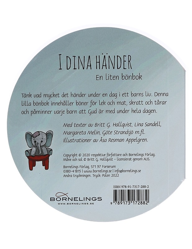 I dina händer : En liten bönbok - Hallqvist, Britt G. - Lastenkirjat - 10105418605 - 1