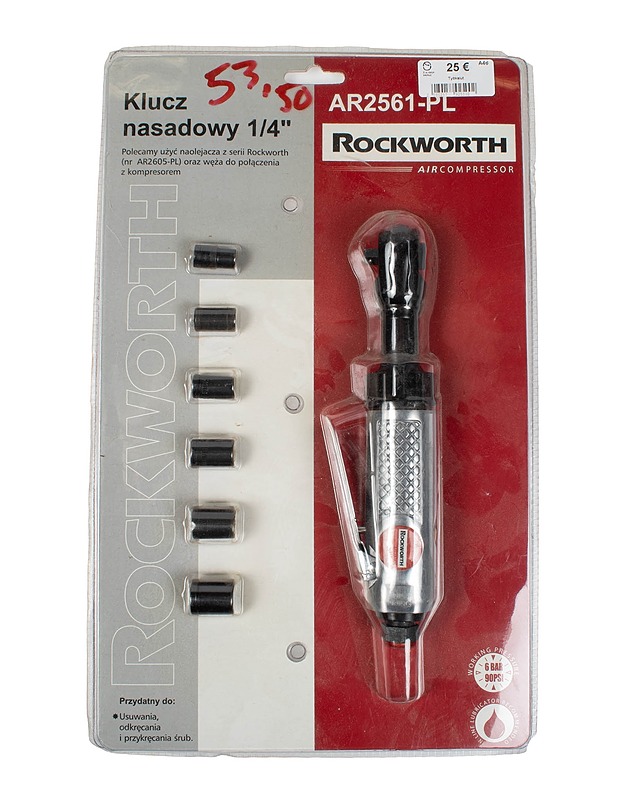 ROCKWORTH ¼" räikkäväännin, 7-osainen - Muut urheiluvälineet ja vapaa-aika - 10105418613 - 0