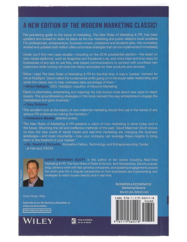 The New Rules of Marketing & PR - David Meerman Scott - Tietokirjat ja oppaat - 10105418627 - 1