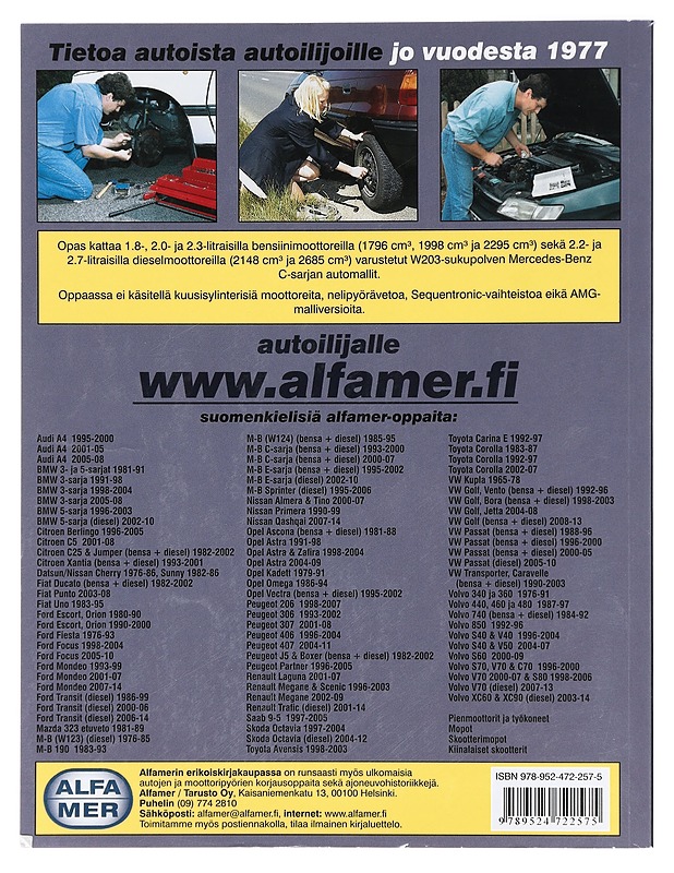 Mercedes-Benz C-sarja 2000-2007 : korjausopas - Gill, Peter T. - Harrastekirjat - 10105418647 - 1