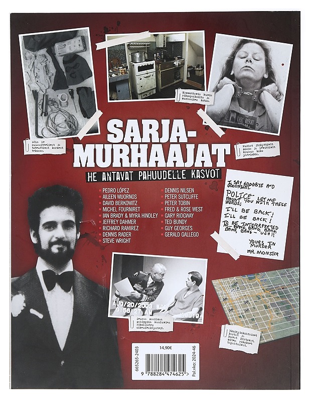  Sarjamurhaajat - he antavat pahuudelle kasvot - Lehdet - 10105418661 - 1