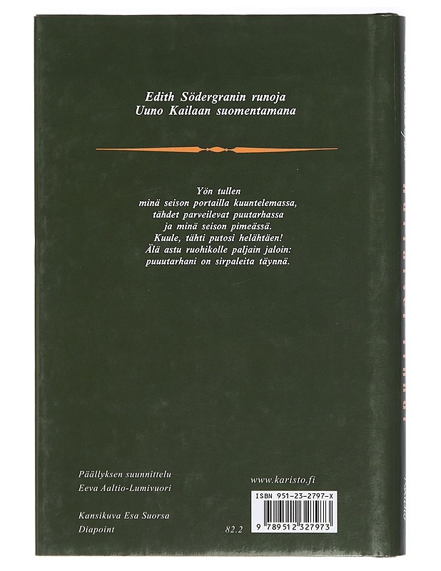 Kultaiset linnut - Edith Södergran - Runot ja näytelmät - 10105418710 - 1