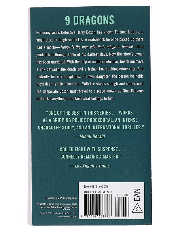 9 Dragons - Michael Connelly - Romaanit ja novellit - 10105418718 - 1