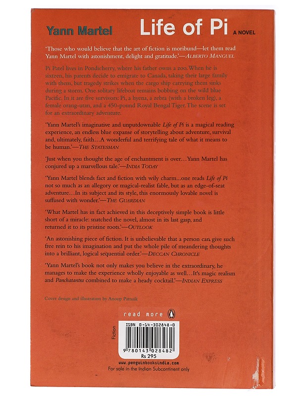 LIFE OF PI - Romaanit ja novellit - 10105418722 - 1