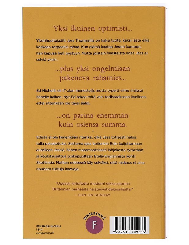 Parillisia ja parittomia - Moyes, Jojo - Romaanit ja novellit - 10105418743 - 1