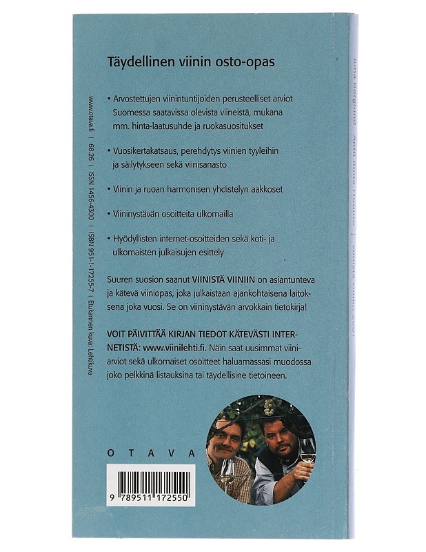 Viinistä viiniin 2001 : viininystävän vuosikirja - Berglund, Juha - Tietokirjat ja oppaat - 10105418779 - 1