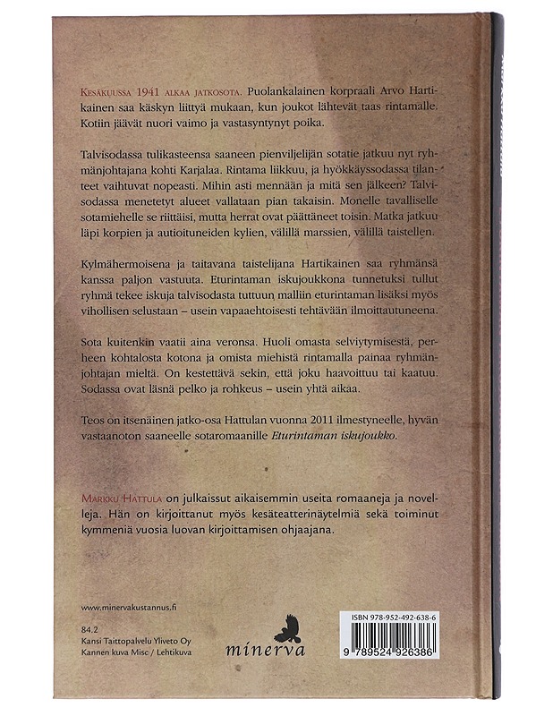 Eturintaman iskujoukko iskee takaisin - Markku Hattula - Romaanit ja novellit - 10105418794 - 1