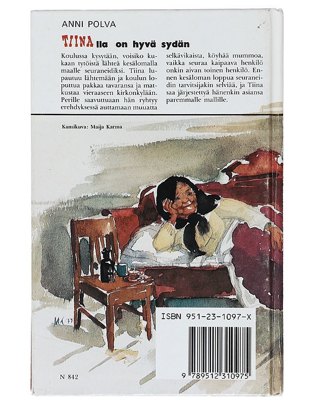 Tiinalla on hyvä sydän - Anni Polva - Romaanit ja novellit - 10105418816 - 1