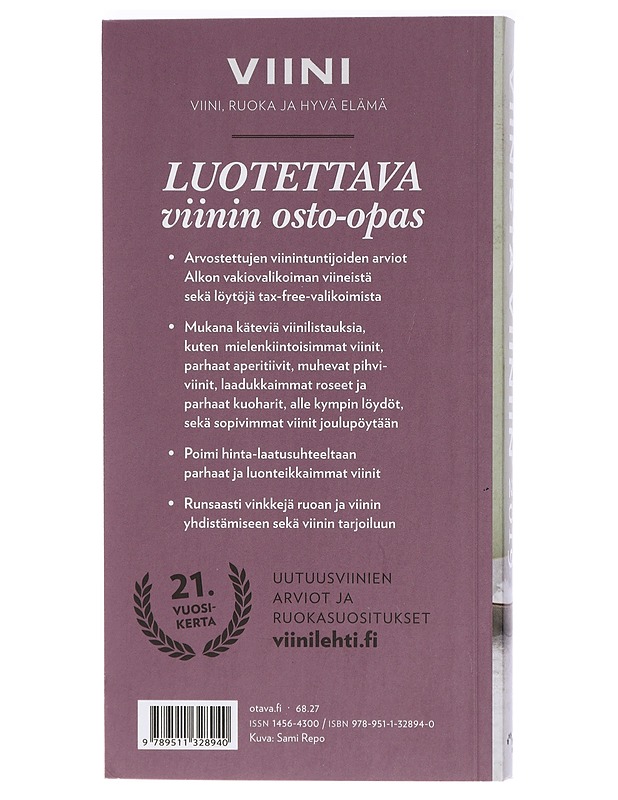Viinistä viiniin 2019 : viininystävän vuosikirja - Berglund, Juha - Ruokakirjat - 10105418826 - 1