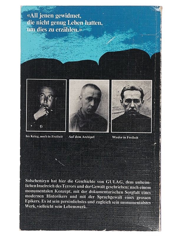 DER ARCHIPEL GULAG - Historiakirjat - 10105418844 - 1