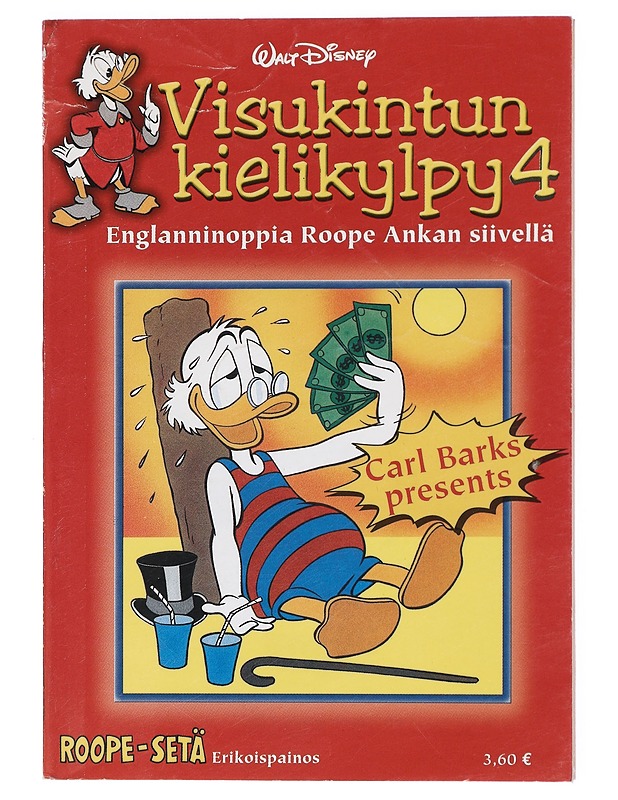 Visukintun kielikylpy 4. Englanninoppia Roope Ankan siivellä - Disney, Walt - Sarjakuvat - 10105418847 - 0