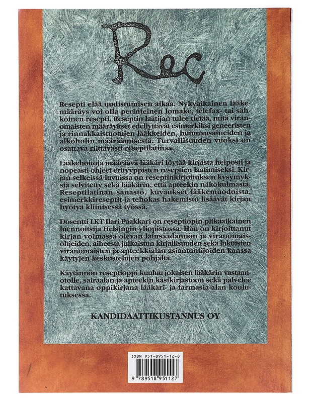 Käytännön Reseptioppi - Ilari Paakkari - Tietokirjat ja oppaat - 10105418851 - 1