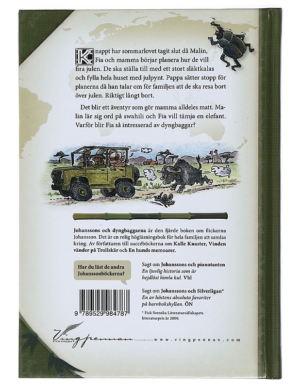 Johanssons och dyngbaggarna - Wolff-Brandt, Carina - Lastenkirjat - 10105418864 - 1