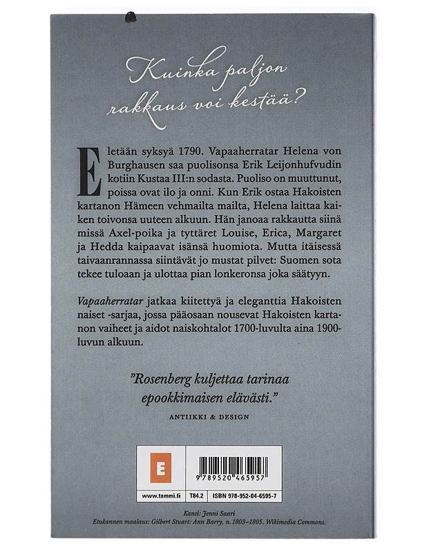 Vapaaherratar - R.M. Rosenberg - Romaanit ja novellit - 10105418926 - 1