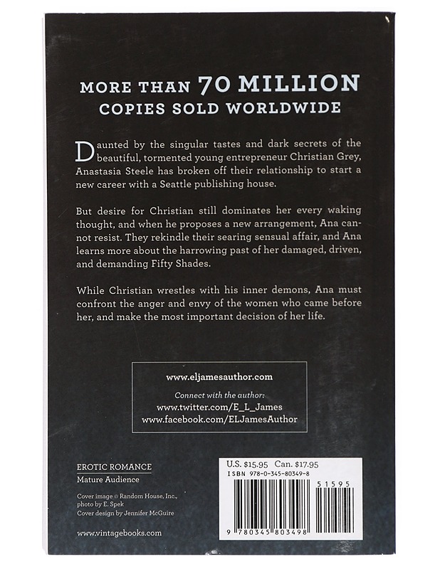 Fifty shades darker - E. L. James - Romaanit ja novellit - 10105418944 - 1