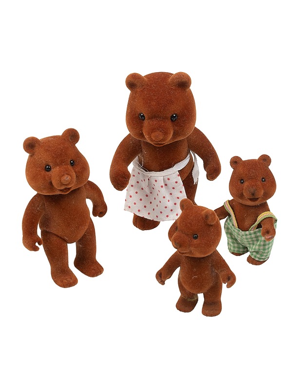 SYLVANIAN FAMILIES karhuperhe, 4 hahmoa - Lasten lelut - 10105418949 - 0