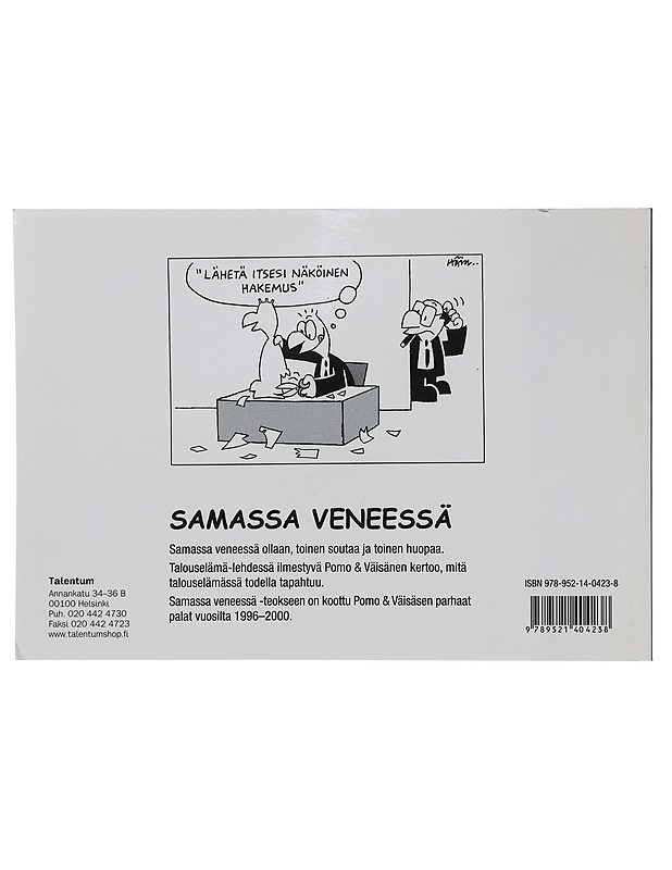 Samassa veneessä - Hämäläinen, Pertti - Sarjakuvat - 10105418952 - 1