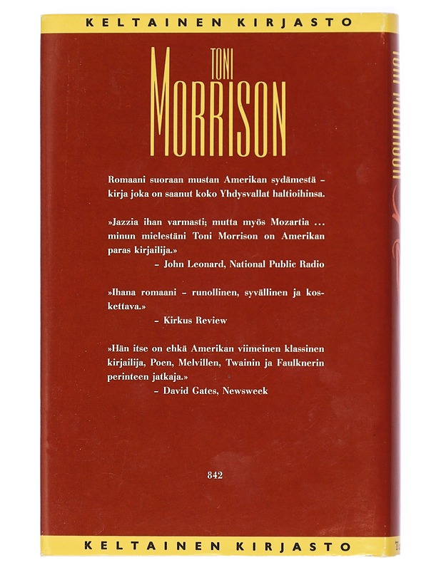 Jazz - Toni Morrison - Romaanit ja novellit - 10105418989 - 1