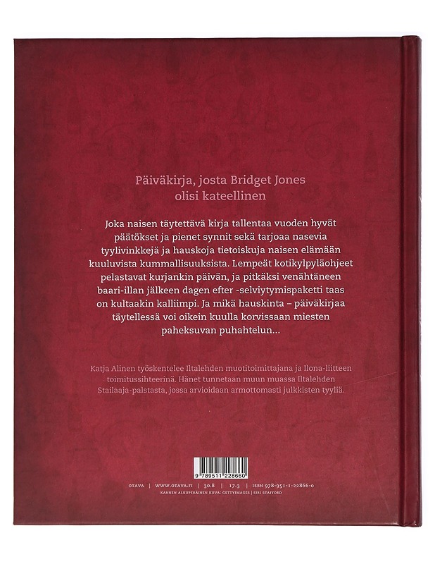 Itsekuripäiväkirja - Alinen, Katja - Hyvinvointikirjat - 10105419054 - 1