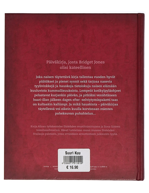 Itsekuripäiväkirja - Alinen, Katja - Tietokirjat ja oppaat - 10105419058 - 1