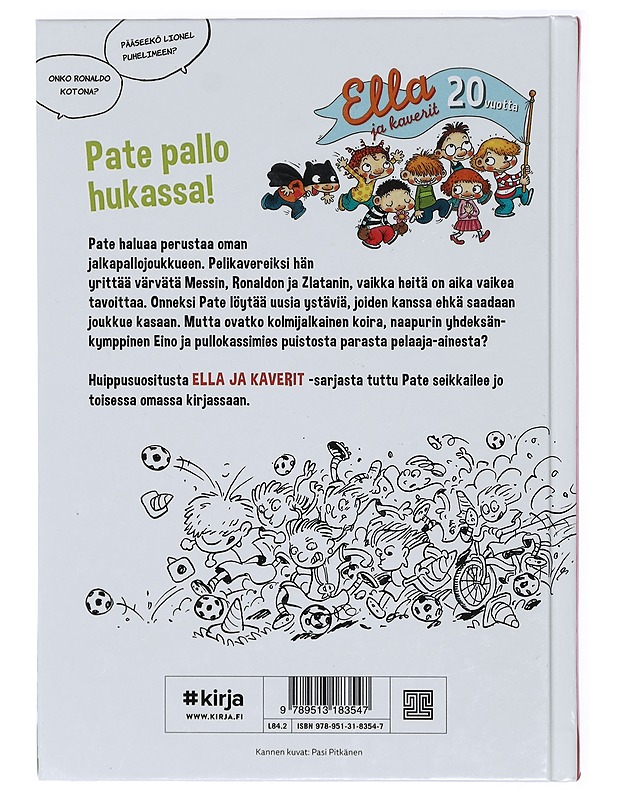 Paten jalkapallokirja - Parvela, Timo - Lastenkirjat - 10105419112 - 1