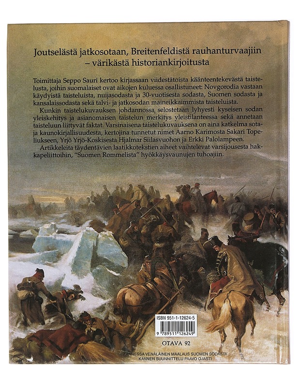 Suomalaisten suuret taistelut - Sauri, Seppo - Historiakirjat - 10105419182 - 1